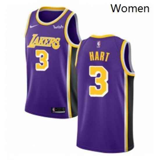 Womens Nike Los Angeles Lakers 3 Josh Hart Swingman Purple NBA Jersey Statement Edition